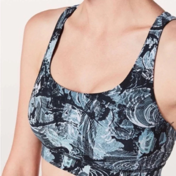 LULULEMON | Energy Bra Eternal Wave Starlight Black Sz 6 - Picture 6 of 8